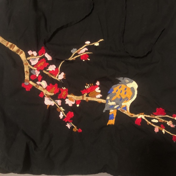 Eshakti Womanʻs black embroidered button down dress size US 4 - Picture 9 of 9